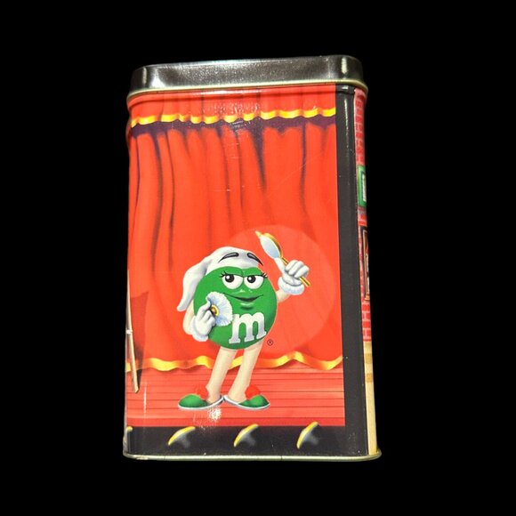 Vintage M&M's Brand Christmas Village Series Tin, Limited Edition Canister - Picture 3 of 7